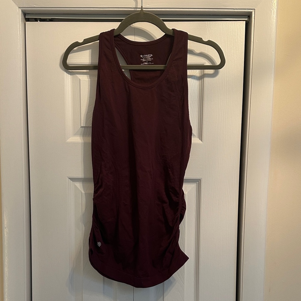 Athleta Women's Maroon Tank Top